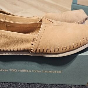 TOMS  Honey Leather Casual Loafers